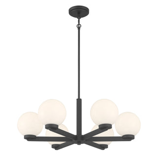 Ardeva 28" Wide 6-Light Chandelier