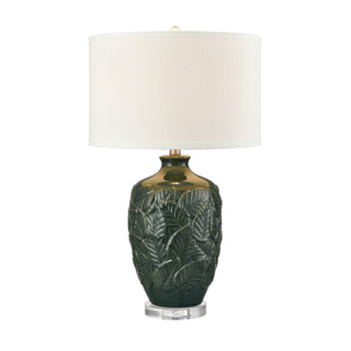 Goodell 27.5'' High 1-Light Table Lamp - Green Glaze