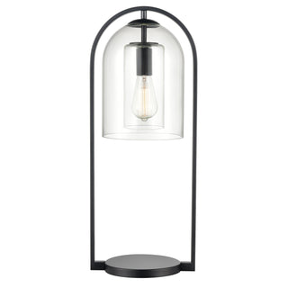 Bell Jar 28'' Desk Lamp - Matte Black