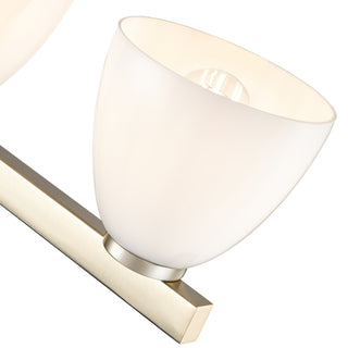 Apria 33" Wide 4-Light Vanity - Modern Gold