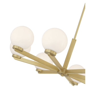 Ardeva 34" Wide 8-Light Chandelier