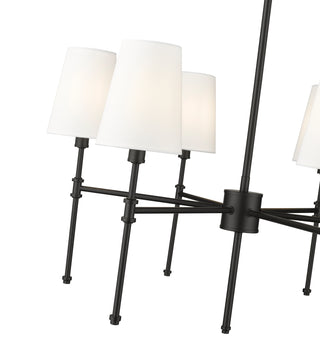 Adorra 25.75" Wide 6-Light Chandelier - Matte Black