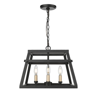 Tellsa 16" Wide 4-Light Pendant - Matte Black
