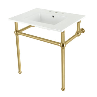Templeton 31.13 Inch Console Sink in White