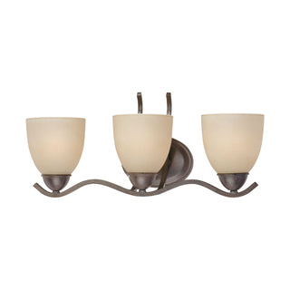 Triton 21'' Wide 3-Light Wall Lamp - Sable Bronze