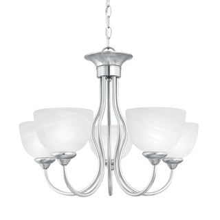 Tahoe 24'' Wide 5-Light Chandeliers - Brushed Nickel