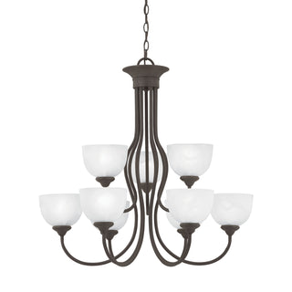 Tahoe 30'' Wide 9-Light Chandeliers - Painted Bronze