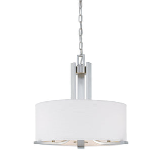 Pendenza 20'' Wide 3-Light Chandeliers - Brushed Nickel