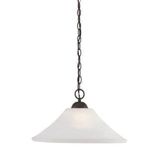 Elipse 18'' Wide 1-Light Pendant - Painted Bronze