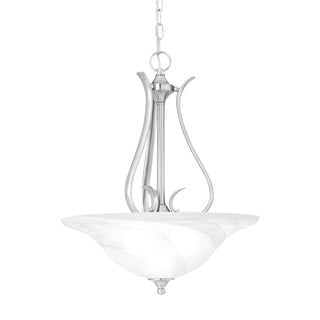 Prestige 18'' Wide 3-Light Pendant - Brushed Nickel