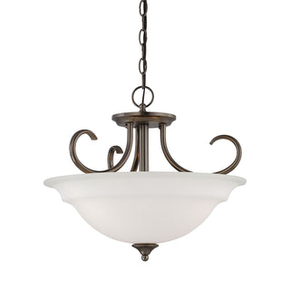 Bella 16'' Wide 3-Light Pendant - Oiled Bronze