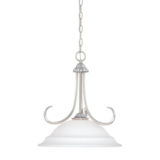 Bella 16'' Wide 1-Light Pendant - Brushed Nickel