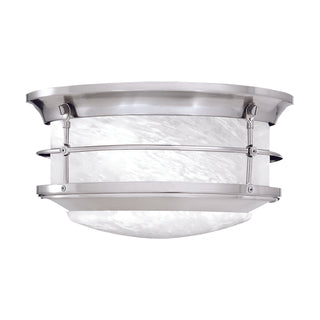 Verglas 11.25'' Wide 2-Light Outdoor Flush Mount - Brushed Nickel