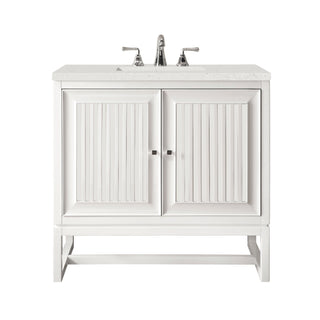 30 Inch Athens Dual Mount Vanity in Glossy White / Lime Delight Top
