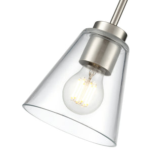 Strayhan 5.75" 1-Light Mini Pendant - Brushed Nickel