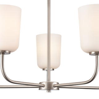 Laphia 27" Wide 5-Light Chandelier - Brushed Nickel
