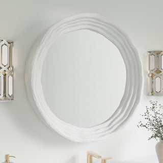 Terra 30" Mirror, Limestone