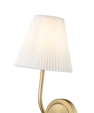 Ami 7.25" Wide 1-Light Wall Sconce - Vintage Brass