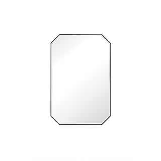 Rohe 24" Octagonal Mirror, Satin Nickel