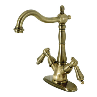 Heritage Vessel Faucet in Antique Brass