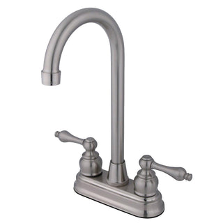 Victorian Bar Prep Faucet in Brushed Nickel