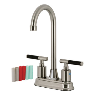 Kaiser Bar Prep Faucets in Brushed Nickel