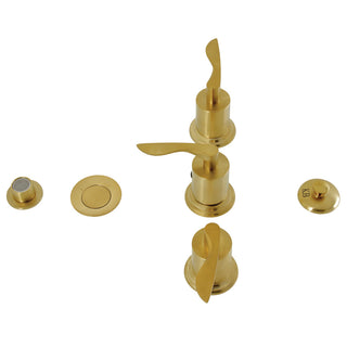 Serena Bidet Faucet in Brushed Brass