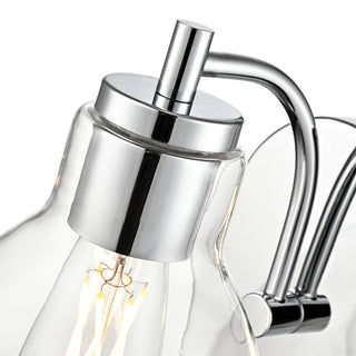 Knightsdale 9.25" High 1-Light Wall Sconce - Chrome