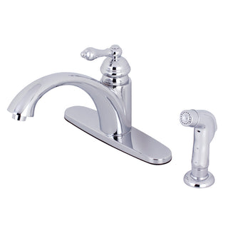 Vintage One Handle Kitchen Faucet in Polished Chrome