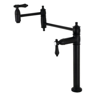 Heirloom Pot Filler Faucet in Matte Black
