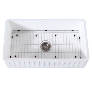 Arcticstone 33 Inch Farmhouse Kitchen Sink in White
