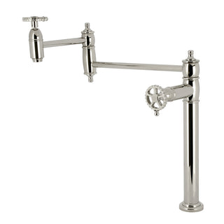 Fuller Pot Filler Faucet in Polished Nickel