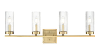 Iversen 29.75" Wide 4-Light Vanity - Vintage Brass