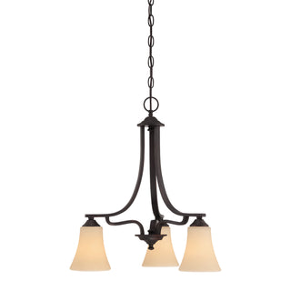 Treme 20'' Wide 3-Light Chandeliers - Espresso