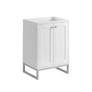 23.63 Inch Chianti Freestanding Vanity in Glossy White /  Top