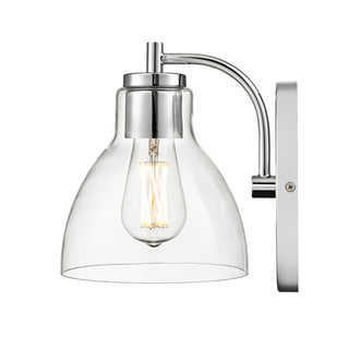 Knightsdale 9.25" High 1-Light Wall Sconce - Chrome
