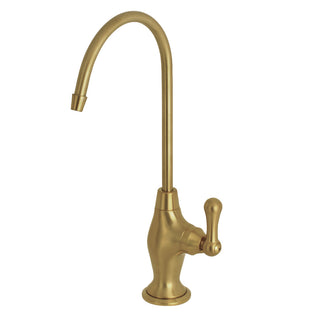 Restoration Water Filtration Faucet in Brushed Brass