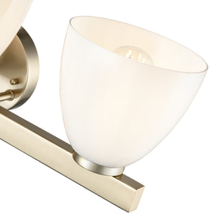 Apria 24" Wide 3-Light Vanity - Modern Gold