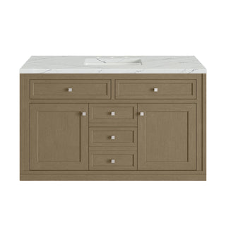 48 Inch Chicago Freestanding Vanity in Walnut Whisper / Ethereal Noctis Top