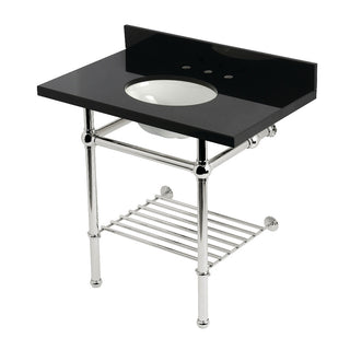 Templeton 36 Inch Console Sink in Polished Nickel