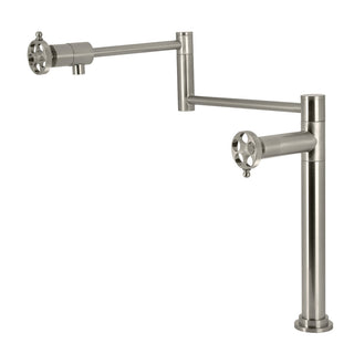 Wendell Pot Filler Faucet in Brushed Nickel