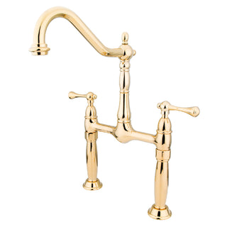 Victorian Vessel Faucet in Polished Brass