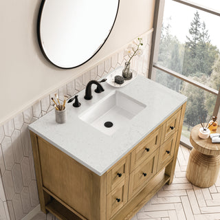 36 Inch Breckenridge Freestanding Vanity in Light Natural Oak / Lime Delight Top