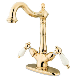 Heritage Vessel Faucet in Polished Brass