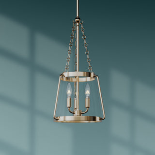 Adabella 11.75" 3-Light Pendant - Vintage Brass