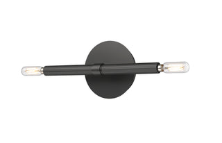 Skyva 5.75" High 2-Light Wall Sconce - Matte Black
