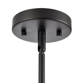Elise 22" Wide 3-Light Pendant - Matte Black