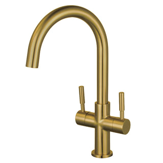 Concord Vessel Faucet in Brushed Brass