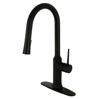New York Pull-Down Kitchen Faucet in Matte Black