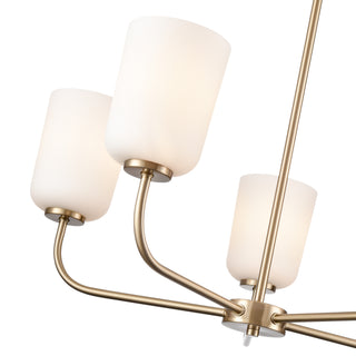 Laphia 27" Wide 5-Light Chandelier - Modern Gold